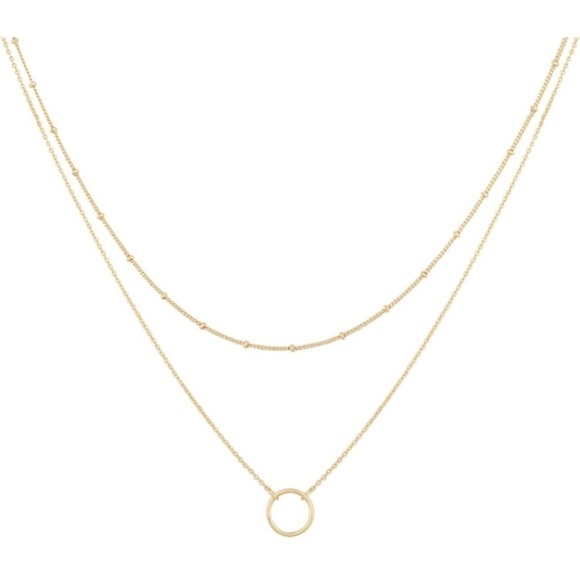 Necklace 18k gold plated Pendant Women’s Gold Choker Long Necklace for Women